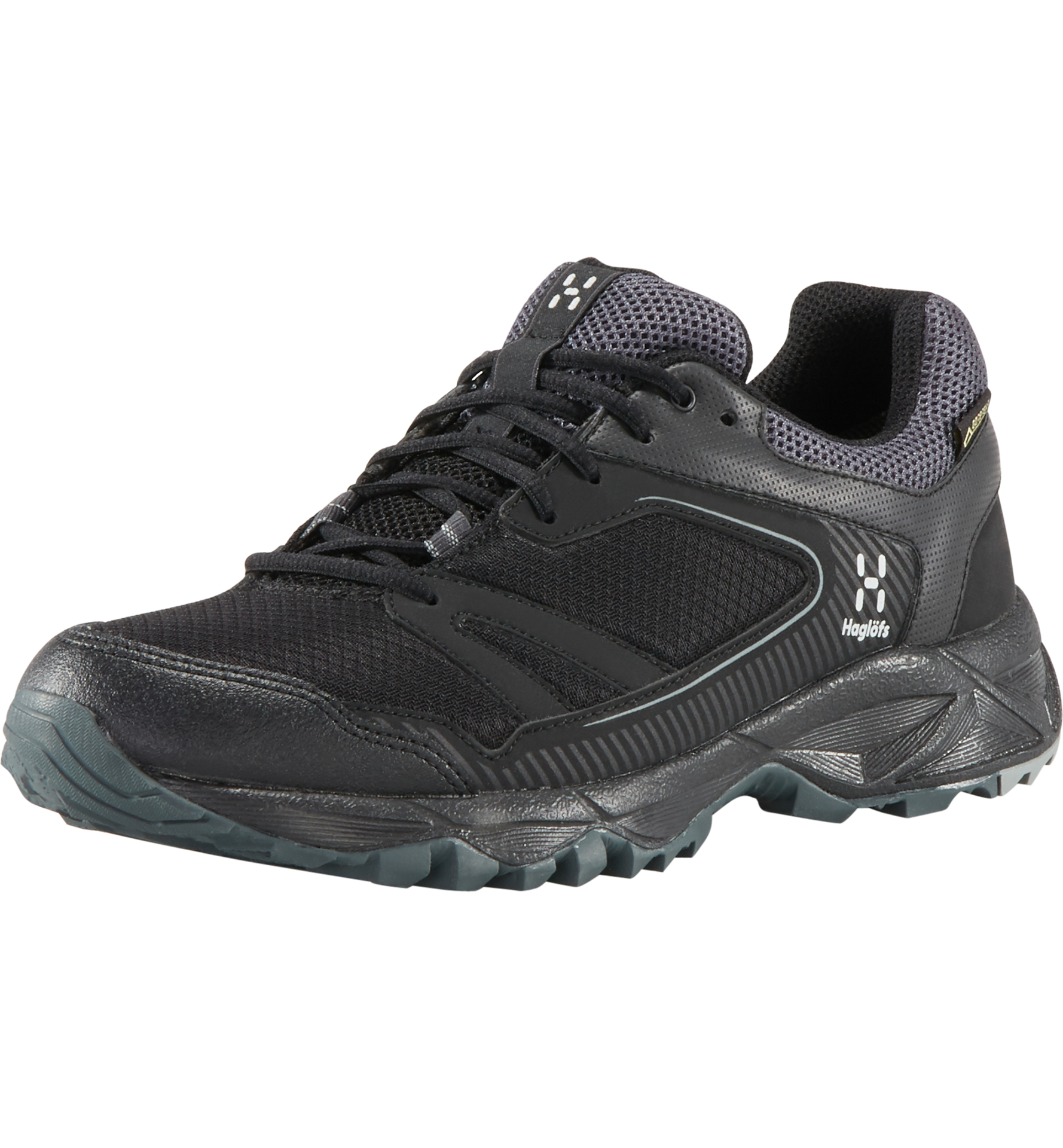 Haglofs Womens Gram Trail Shoes Black Purple Sports Outdoors Breathable 