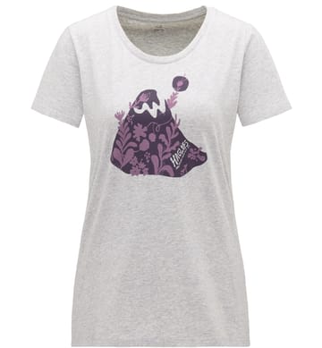 Mirth Tee Women Grey Melange/Purple Milk