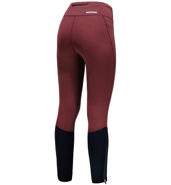 L.I.M Comp Tights Women Maroon Red/True Black L.I.M Comp Tights Women Maroon Red/True Black