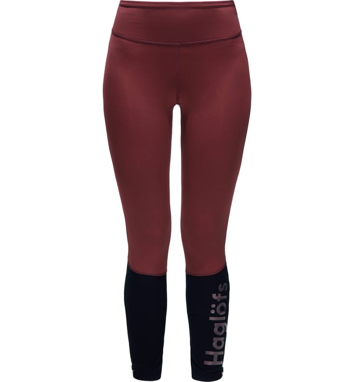 L.I.M Comp Tights Women Maroon Red/True Black L.I.M Comp Tights Women Maroon Red/True Black