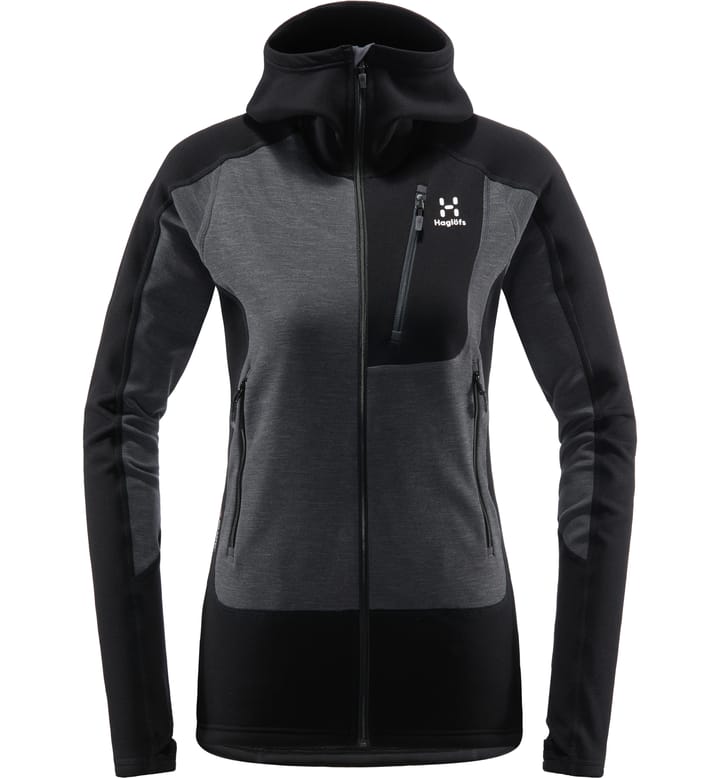 Serac Hood Women True Black/Magnetite Serac Hood Women True Black/Magnetite