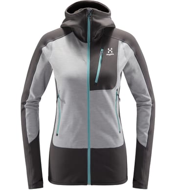 Serac Hood Women Magnetite/Concrete