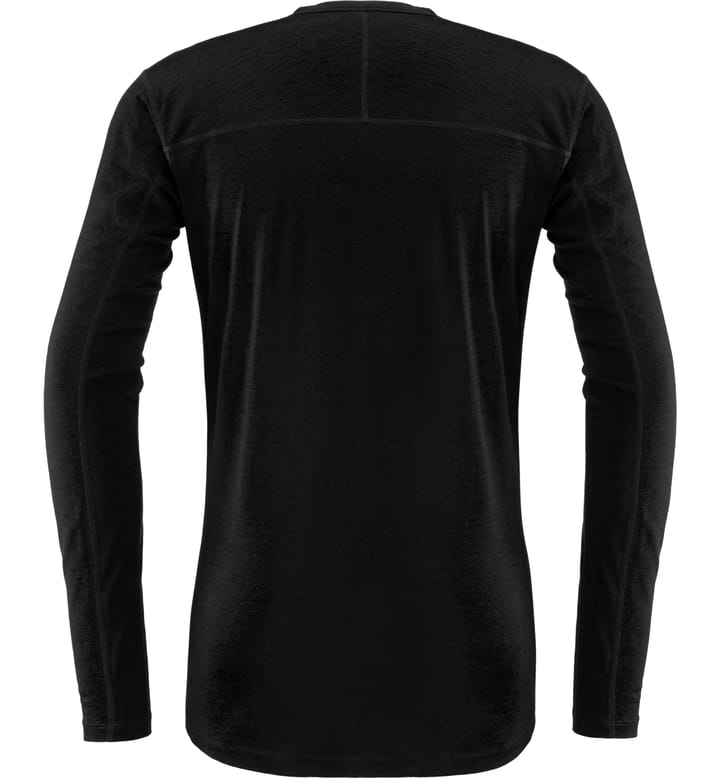 Actives Wool Roundneck Men True Black Actives Wool Roundneck Men True Black
