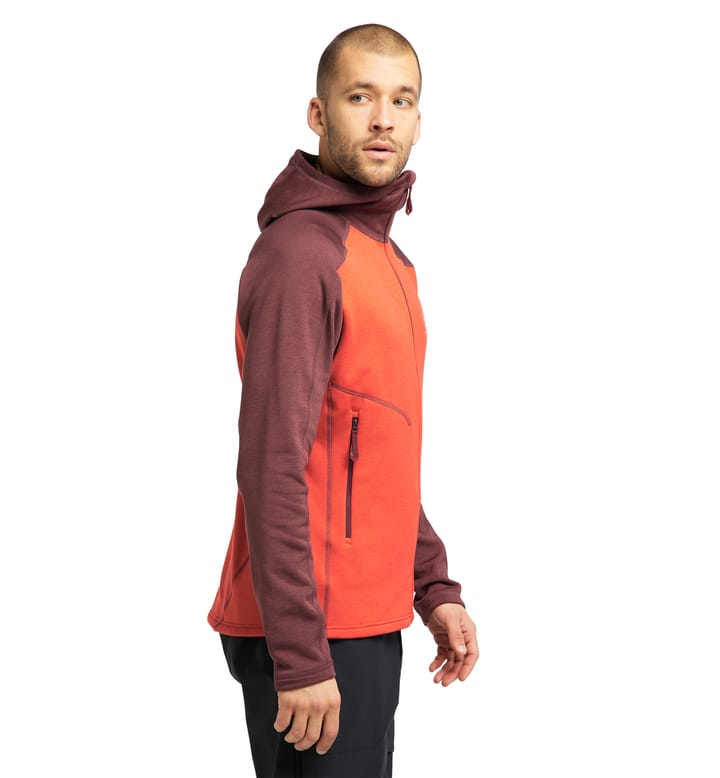 Heron Hood Men, Heron Hood Men Habanero/Maroon Red Heron Hood Men, Heron Hood Men Habanero/Maroon Red