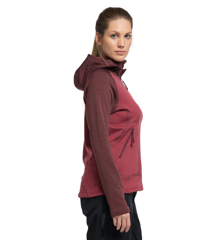 Heron Hood Women Brick Red/Maroon Red Heron Hood Women Brick Red/Maroon Red