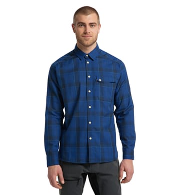 Tarn Flannell Shirt Men Tarn Blue/Baltic Blue