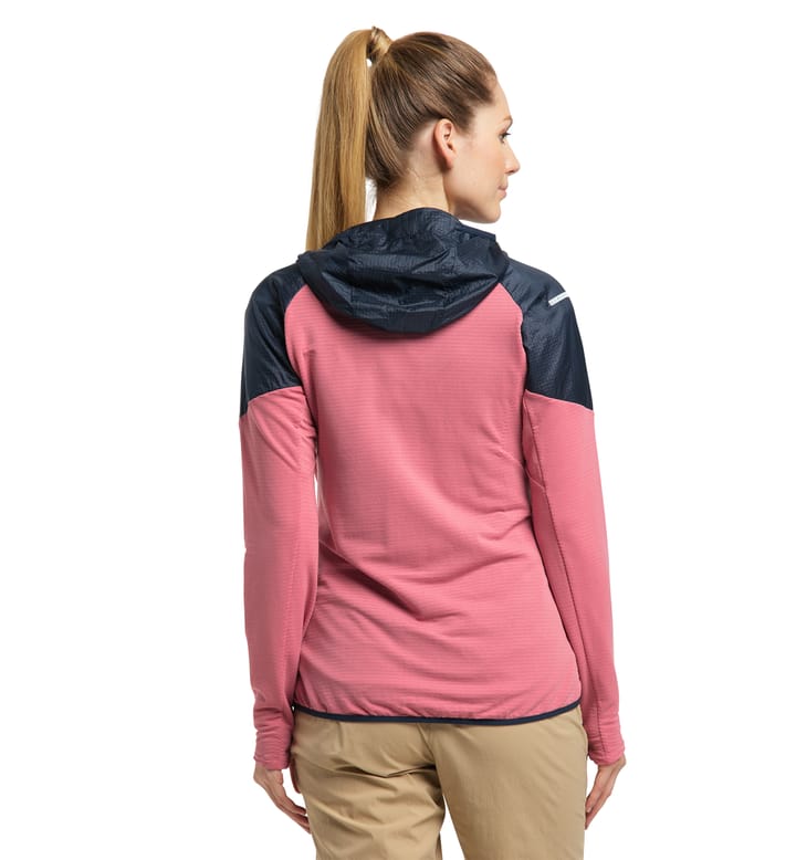 L.I.M Hybrid Hood Women Tulip Pink/Tarn Blue L.I.M Hybrid Hood Women Tulip Pink/Tarn Blue