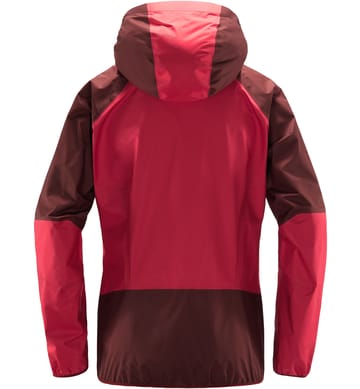 L.I.M Comp Jacket Women Hibiscus Red/Maroon Red