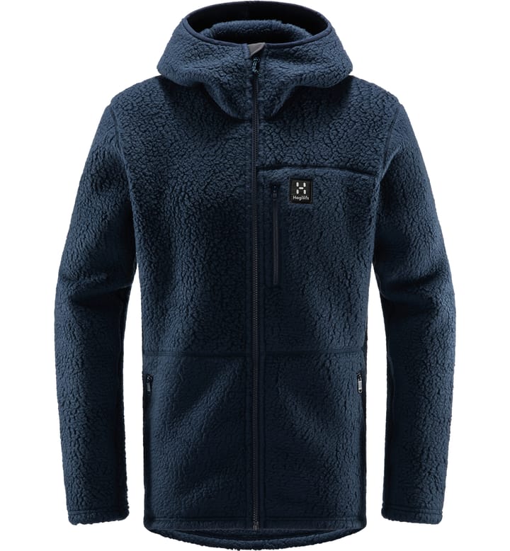 Pile Hood Men Tarn Blue Pile Hood Men Tarn Blue