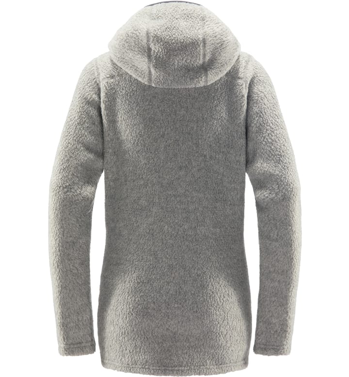 Pile Hood Women Grey Melange Pile Hood Women Grey Melange