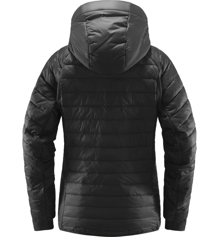 Spire Mimic Hood Women, Spire Mimic Hood Women True Black Solid Spire Mimic Hood Women, Spire Mimic Hood Women True Black Solid