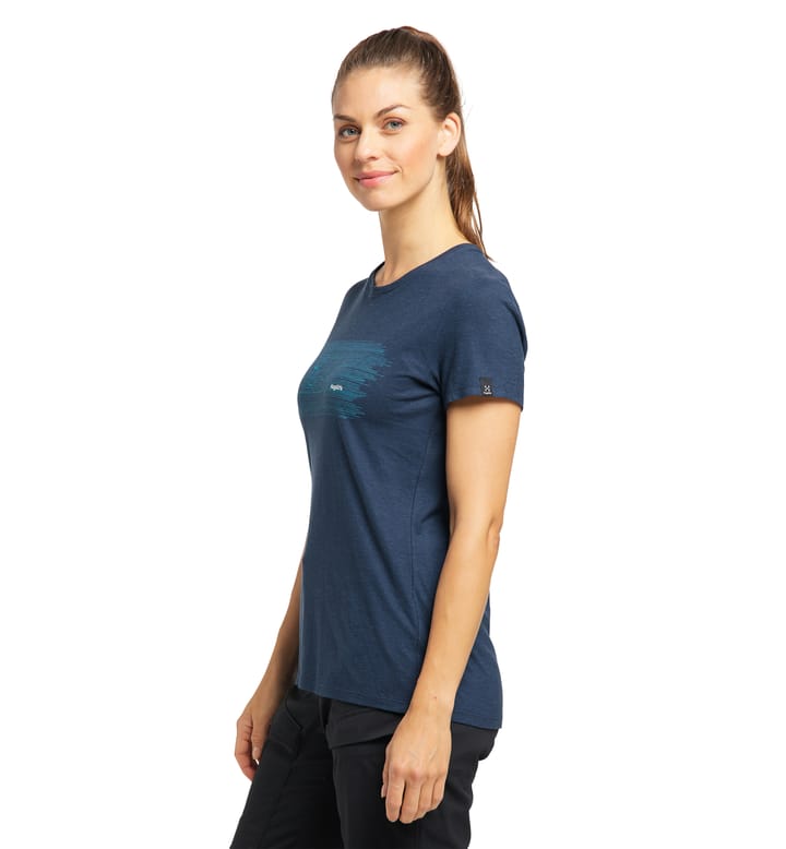 Träd Tee Print Women, Träd Tee Print Women Tarn Blue Träd Tee Print Women, Träd Tee Print Women Tarn Blue