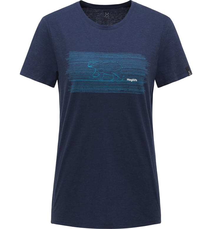 Träd Tee Print Women, Träd Tee Print Women Tarn Blue Träd Tee Print Women, Träd Tee Print Women Tarn Blue