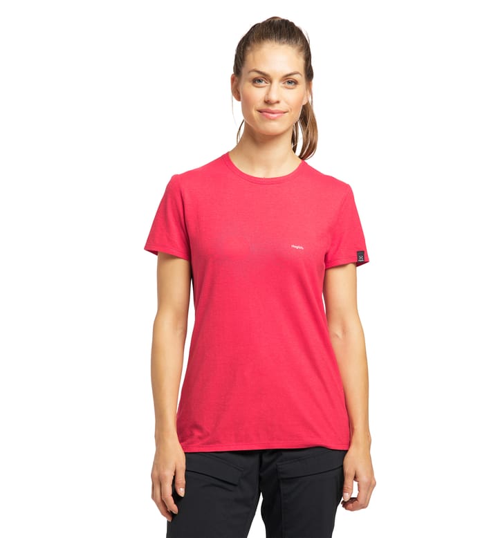 Träd Tee Print Women, Träd Tee Print Women Scarlet Red