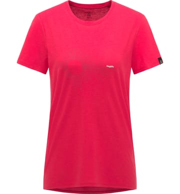 Träd Tee Print Women, Träd Tee Print Women Scarlet Red