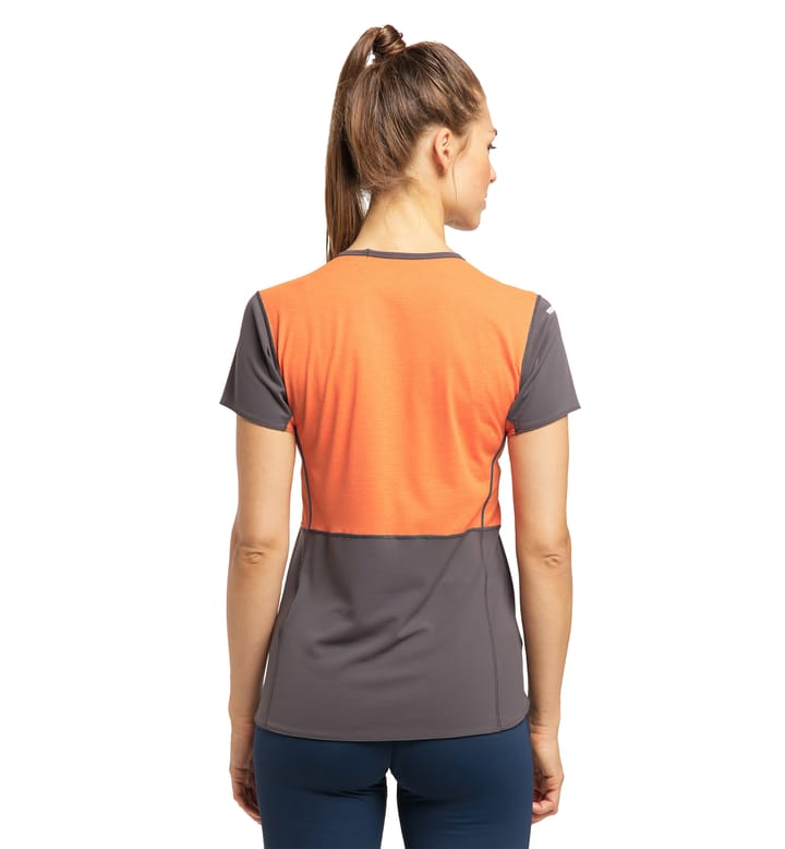 L.I.M Crown Tee Women, L.I.M Crown Tee Women Magnetite/Flame Orange L.I.M Crown Tee Women, L.I.M Crown Tee Women Magnetite/Flame Orange