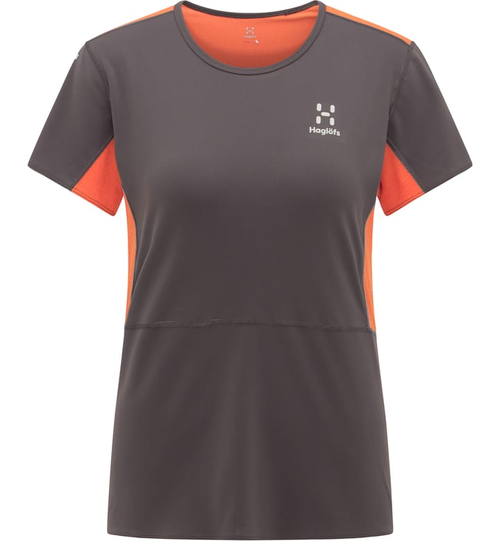 L.I.M Crown Tee Women, L.I.M Crown Tee Women Magnetite/Flame Orange L.I.M Crown Tee Women, L.I.M Crown Tee Women Magnetite/Flame Orange