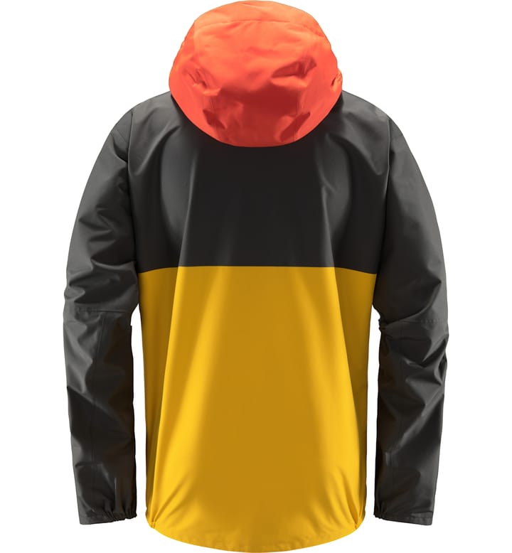 Spira Anorak Men, Spira Anorak Men Magnetite/Pumpkin Yellow Spira Anorak Men, Spira Anorak Men Magnetite/Pumpkin Yellow