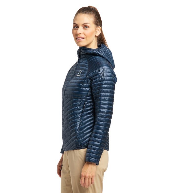 L.I.M Mimic Hood Women Tarn Blue