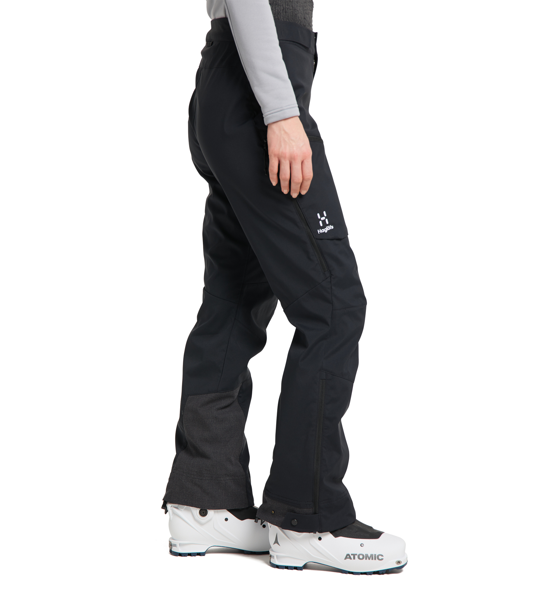 Size L Black Gerry Men's Ski Snowboard Pant 4-Way Stretch 
