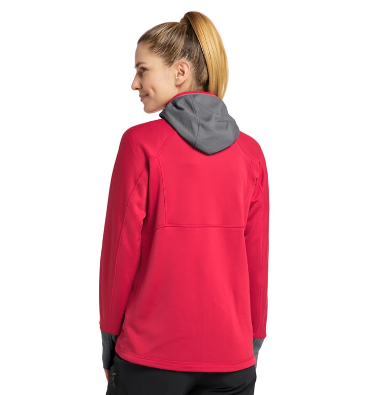 Betula Hood Women, Betula Hood Women Scarlet Red/Magnetite Betula Hood Women, Betula Hood Women Scarlet Red/Magnetite