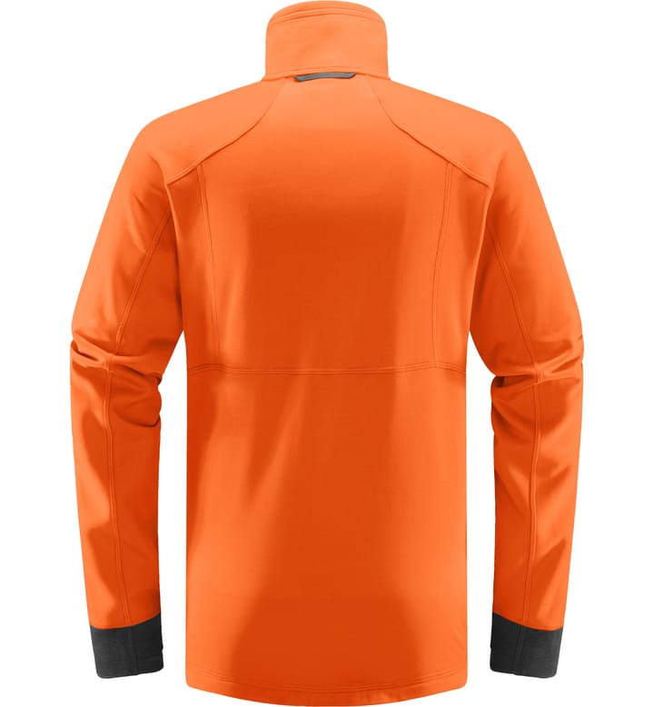 Betula Jacket Men Flame Orange/Magnetite