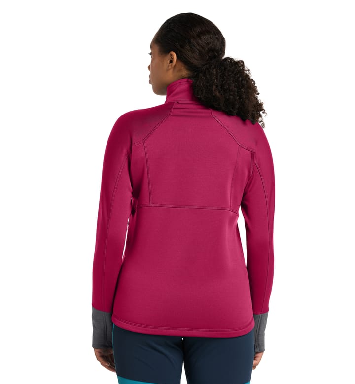 Betula Jacket Women Deep Pink Magnetite Women Fleece jackets