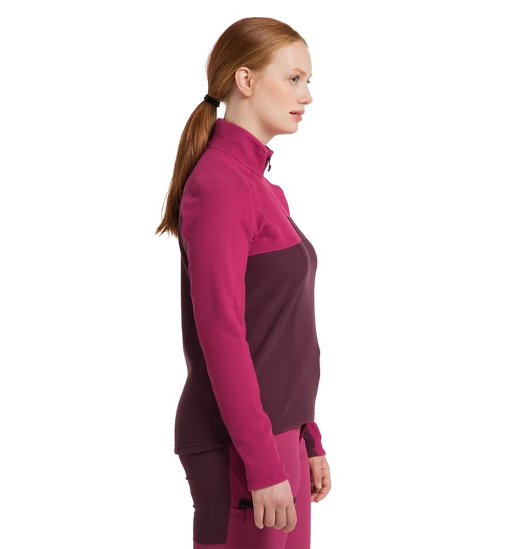 Buteo 1/2 Zip Women, Buteo 1/2 zip Women Aubergine/Deep Pink Buteo 1/2 Zip Women, Buteo 1/2 zip Women Aubergine/Deep Pink