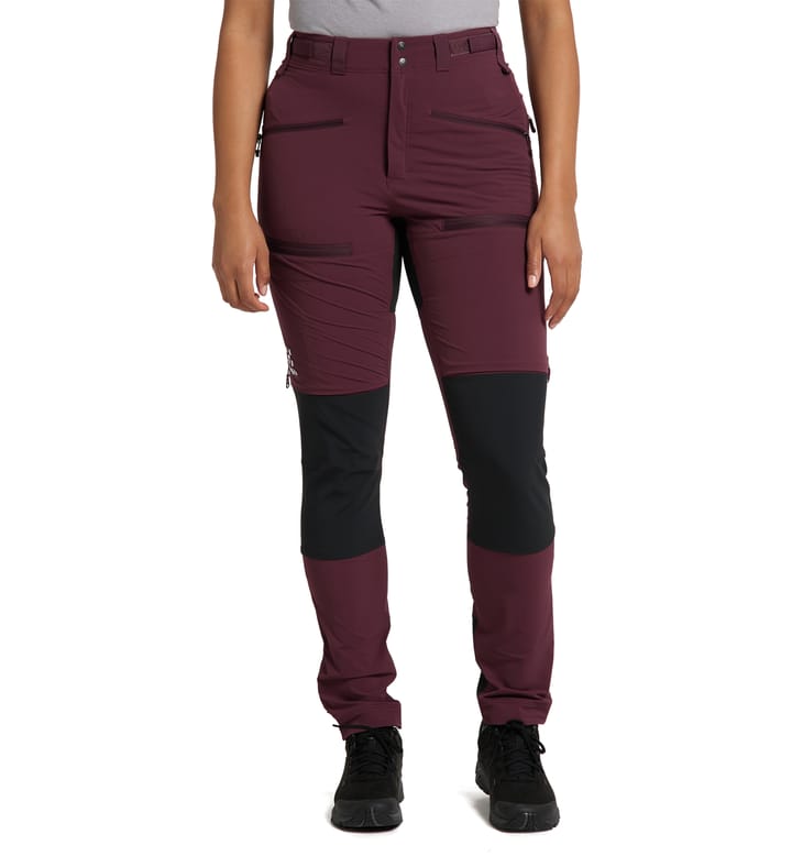 Rugged Slim Pant Women Aubergine/True Black Rugged Slim Pant Women Aubergine/True Black