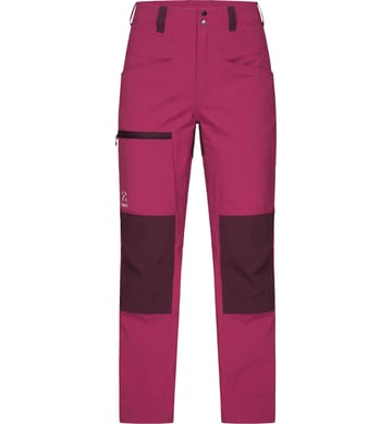 Mid Relaxed Pant Women Deep Pink/Aubergine
