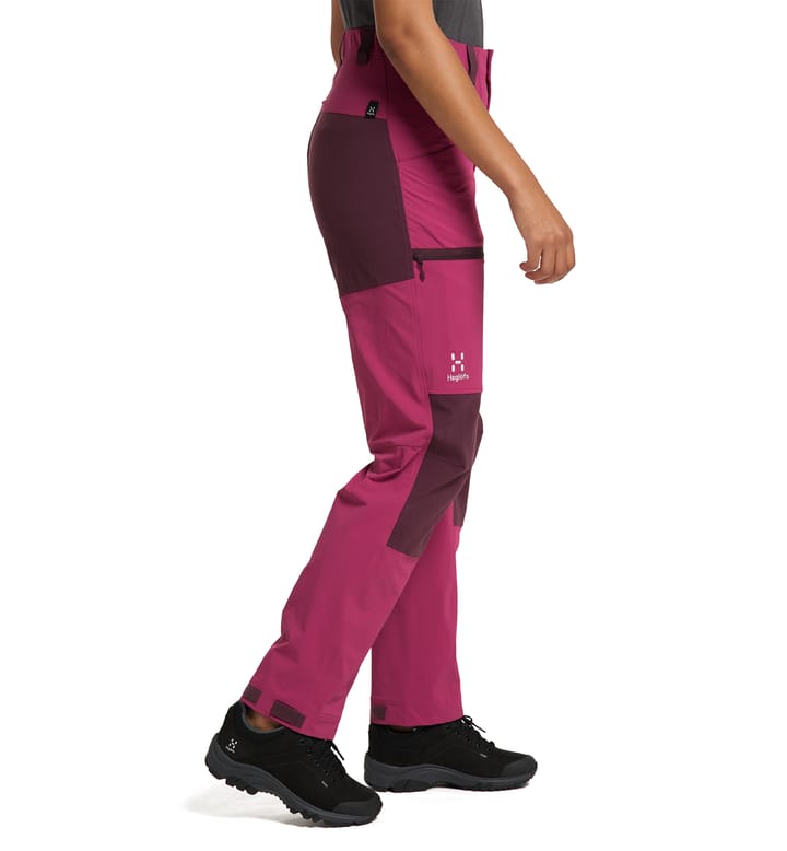 Mid Relaxed Pant Women Deep Pink/Aubergine