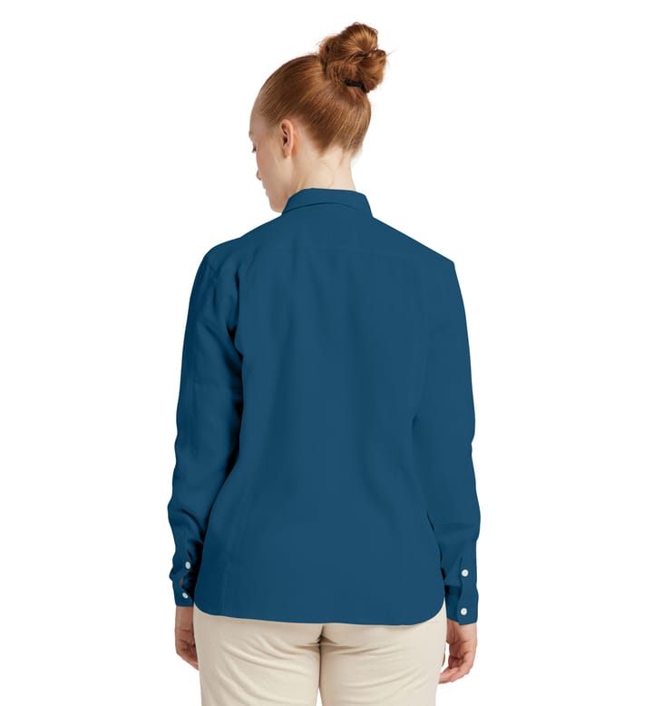 Dal Long Sleeve Shirt Women, Dal LS Shirt Women Dark Ocean Dal Long Sleeve Shirt Women, Dal LS Shirt Women Dark Ocean