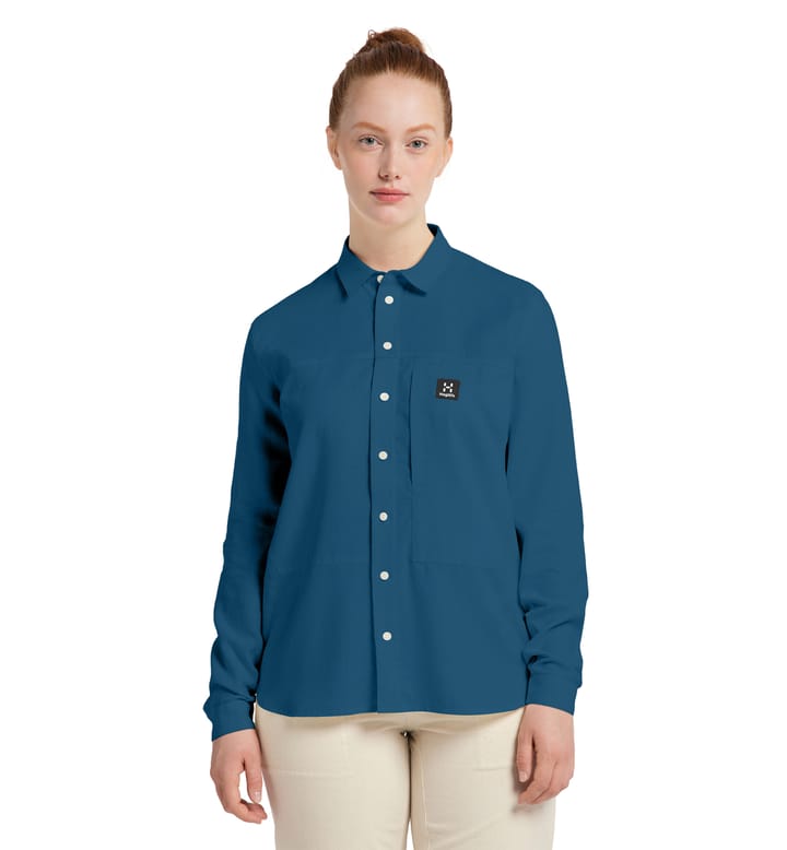 Dal Long Sleeve Shirt Women, Dal LS Shirt Women Dark Ocean Dal Long Sleeve Shirt Women, Dal LS Shirt Women Dark Ocean