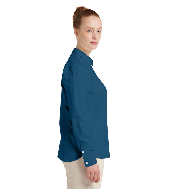 Dal Long Sleeve Shirt Women, Dal LS Shirt Women Dark Ocean Dal Long Sleeve Shirt Women, Dal LS Shirt Women Dark Ocean