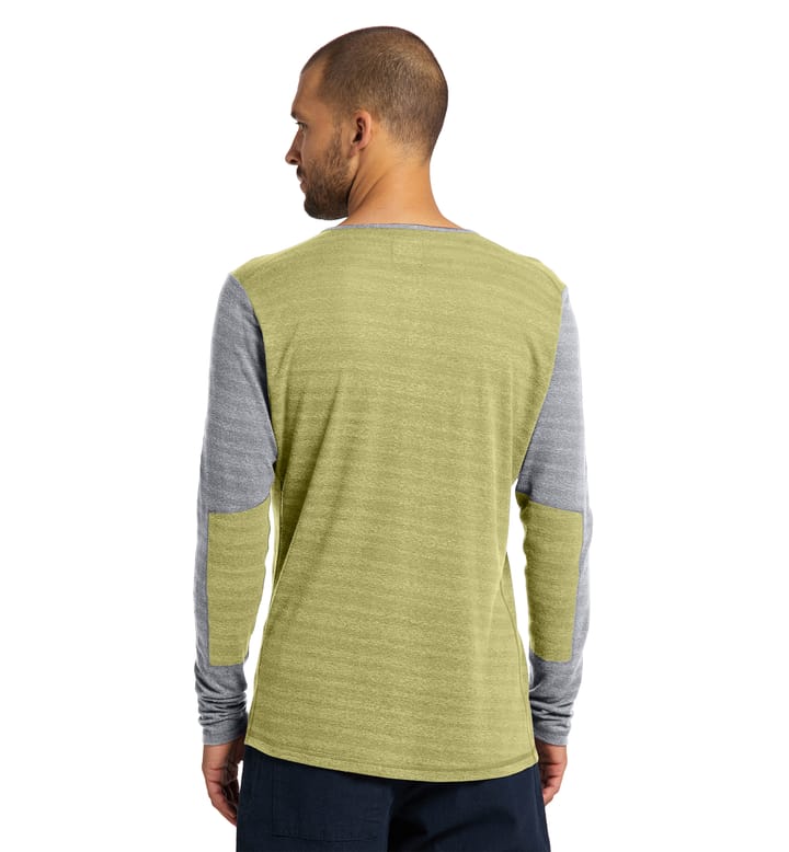 Dal Long Sleeve Tee Men, Dal LS Tee Men Thyme Green/Concrete Dal Long Sleeve Tee Men, Dal LS Tee Men Thyme Green/Concrete