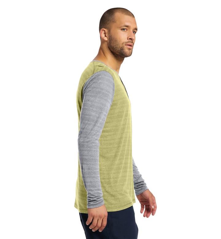 Dal Long Sleeve Tee Men, Dal LS Tee Men Thyme Green/Concrete Dal Long Sleeve Tee Men, Dal LS Tee Men Thyme Green/Concrete