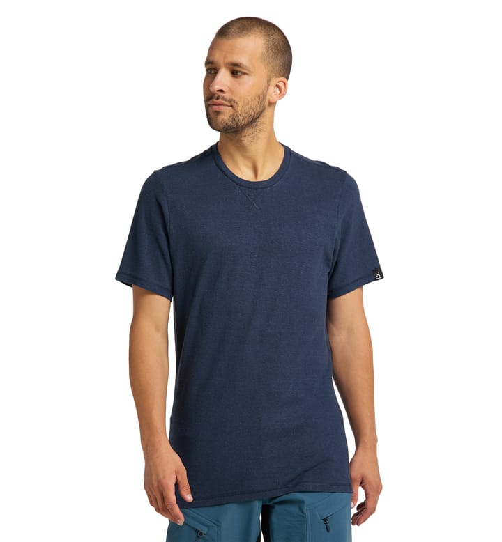 Hemp Blend Tee Men, Hemp Blend Tee Men Tarn Blue Hemp Blend Tee Men, Hemp Blend Tee Men Tarn Blue