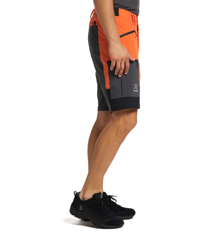 Rugged Slim Shorts Men, Rugged Slim Shorts Men Flame Orange/True Black Rugged Slim Shorts Men, Rugged Slim Shorts Men Flame Orange/True Black