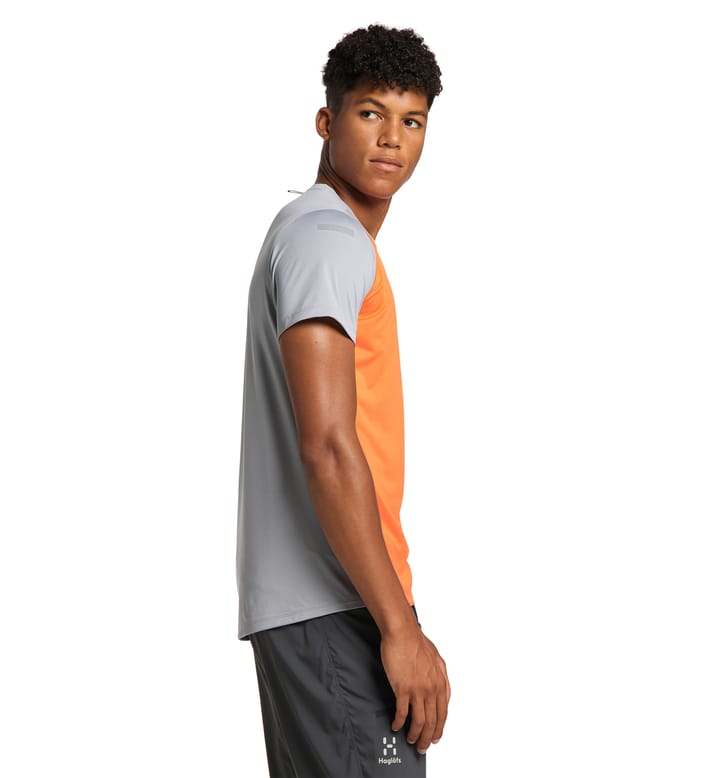 L.I.M Tech Tee Men, L.I.M Tech Tee Men Flame Orange/Concrete L.I.M Tech Tee Men, L.I.M Tech Tee Men Flame Orange/Concrete