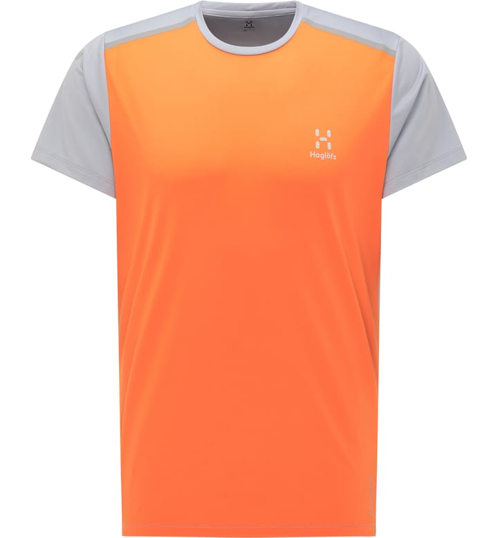 L.I.M Tech Tee Men, L.I.M Tech Tee Men Flame Orange/Concrete L.I.M Tech Tee Men, L.I.M Tech Tee Men Flame Orange/Concrete