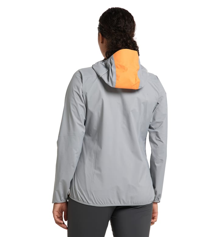 L.I.M GTX Active Jacket Women Concrete/Soft Orange L.I.M GTX Active Jacket Women Concrete/Soft Orange
