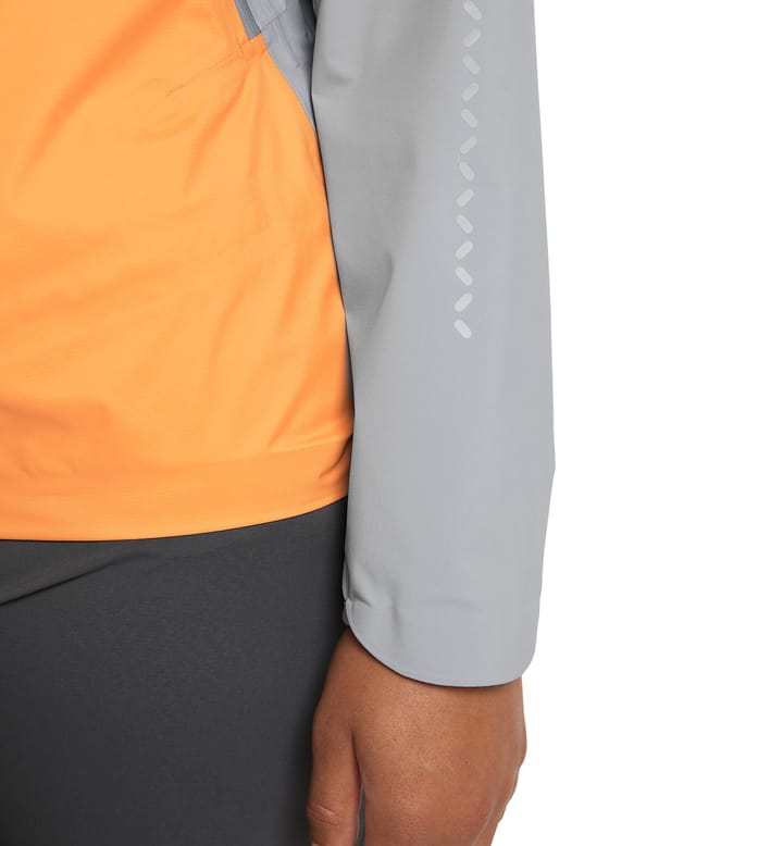 L.I.M GTX Active Jacket Women Concrete/Soft Orange L.I.M GTX Active Jacket Women Concrete/Soft Orange
