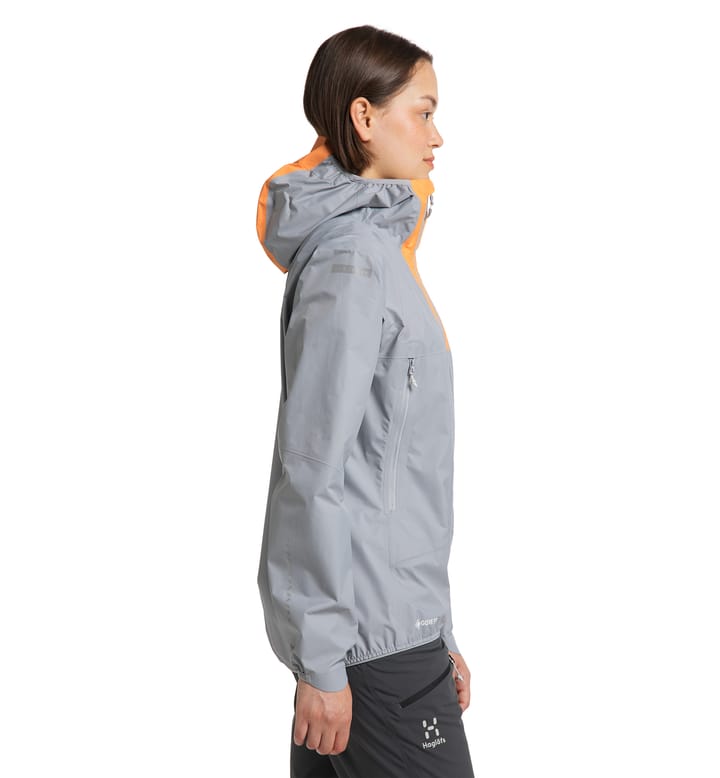L.I.M GTX Jacket Women Concrete/Soft Orange L.I.M GTX Jacket Women Concrete/Soft Orange
