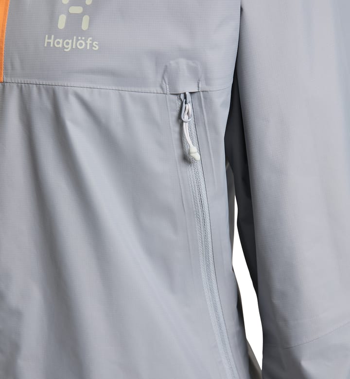 L.I.M GTX Jacket Women Concrete/Soft Orange L.I.M GTX Jacket Women Concrete/Soft Orange