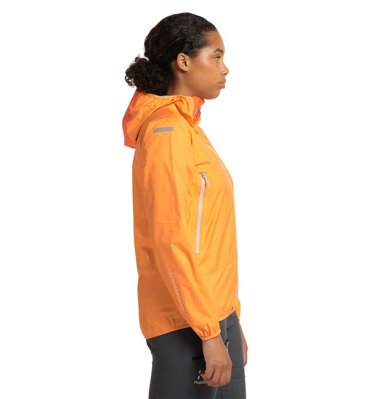 L.I.M PROOF Jacket Women Soft Orange/Flame Orange