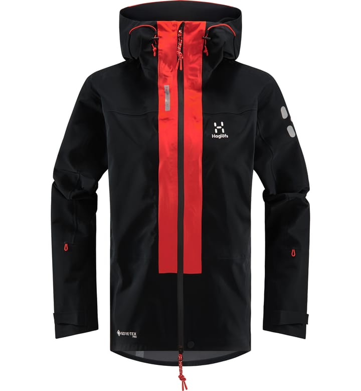 L.I.M ZT Mountain GTX PRO Jacket Women, L.I.M ZT Mountain GTX PRO Jacket Women True Black/Zenith Red