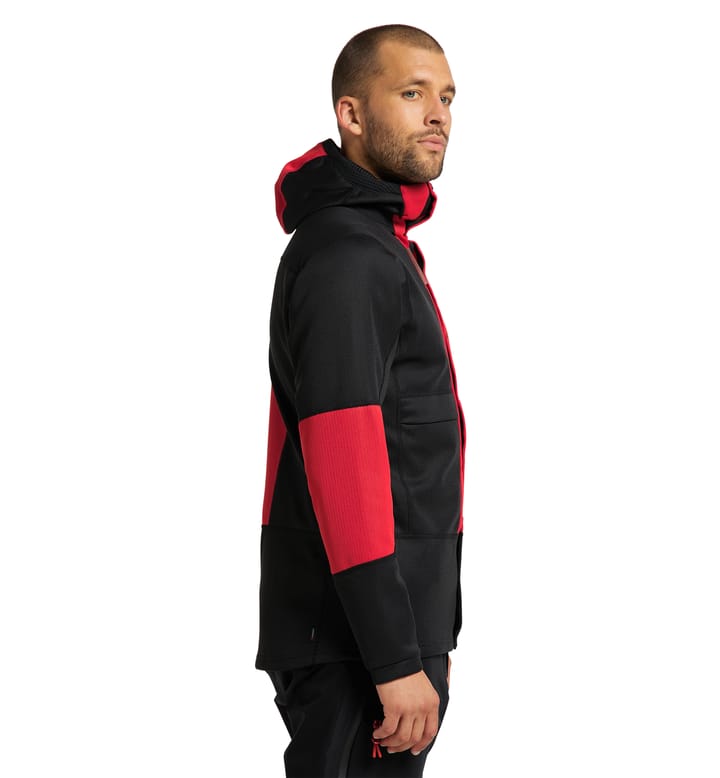 L.I.M ZT Sync 1 Mid Hood Men True black/Zenith red L.I.M ZT Sync 1 Mid Hood Men True black/Zenith red