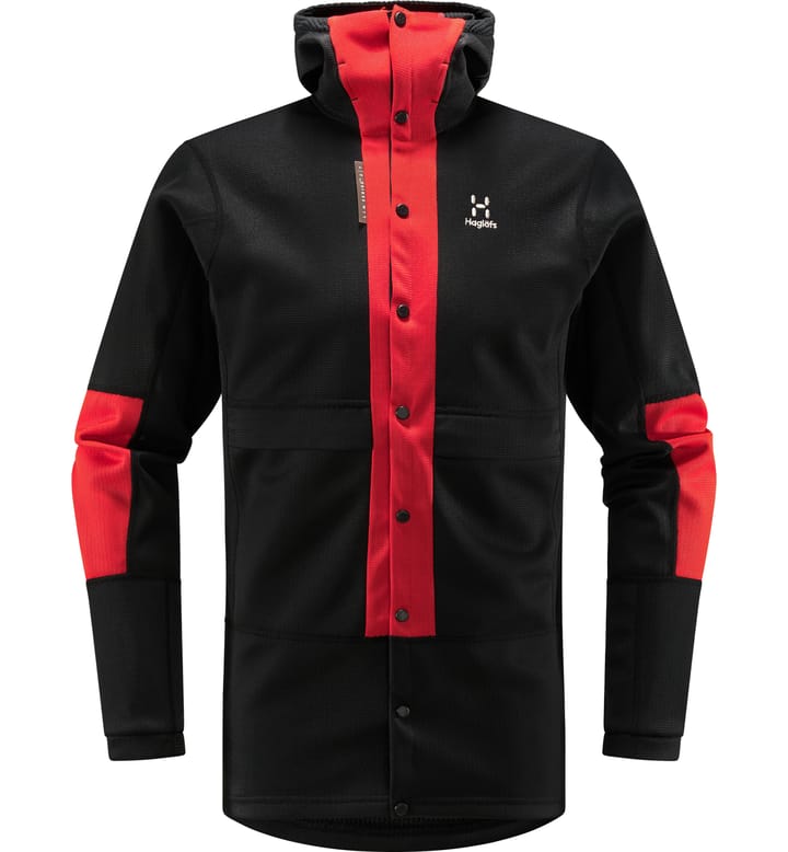 L.I.M ZT Sync 1 Mid Hood Men True black/Zenith red L.I.M ZT Sync 1 Mid Hood Men True black/Zenith red