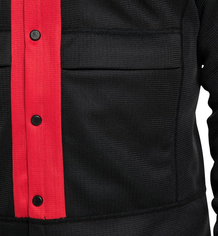 L.I.M ZT Sync 1 Mid Hood Men True black/Zenith red L.I.M ZT Sync 1 Mid Hood Men True black/Zenith red