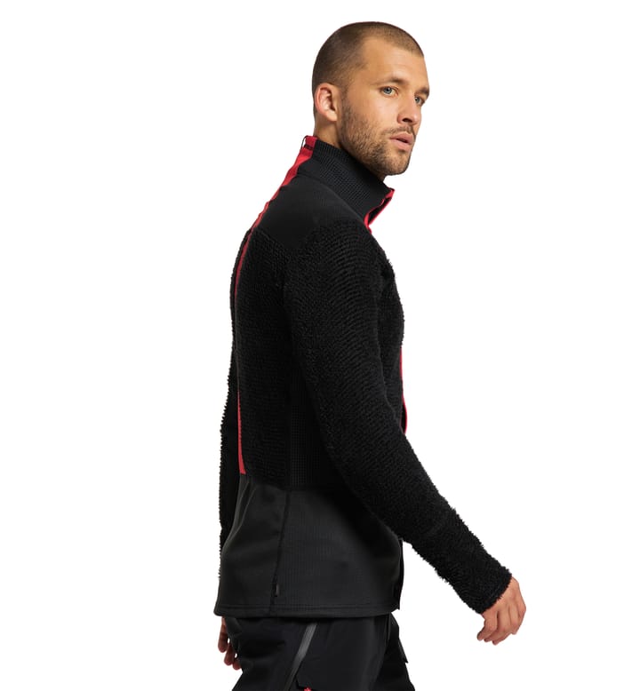 L.I.M ZT Sync 2 Mid Jacket Men True black/Zenith red L.I.M ZT Sync 2 Mid Jacket Men True black/Zenith red
